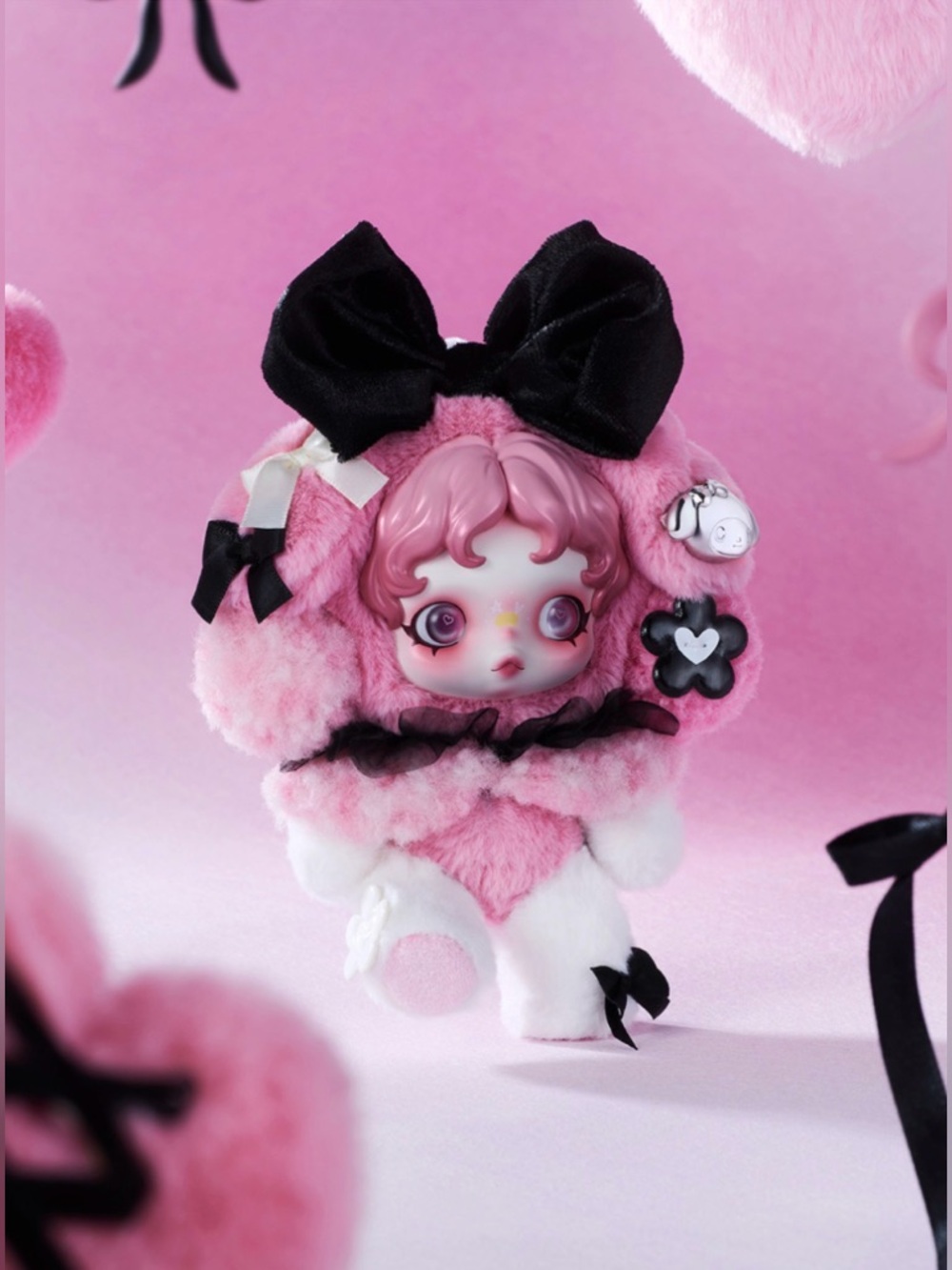 POPMART Skullpanda x My Melody Plush
